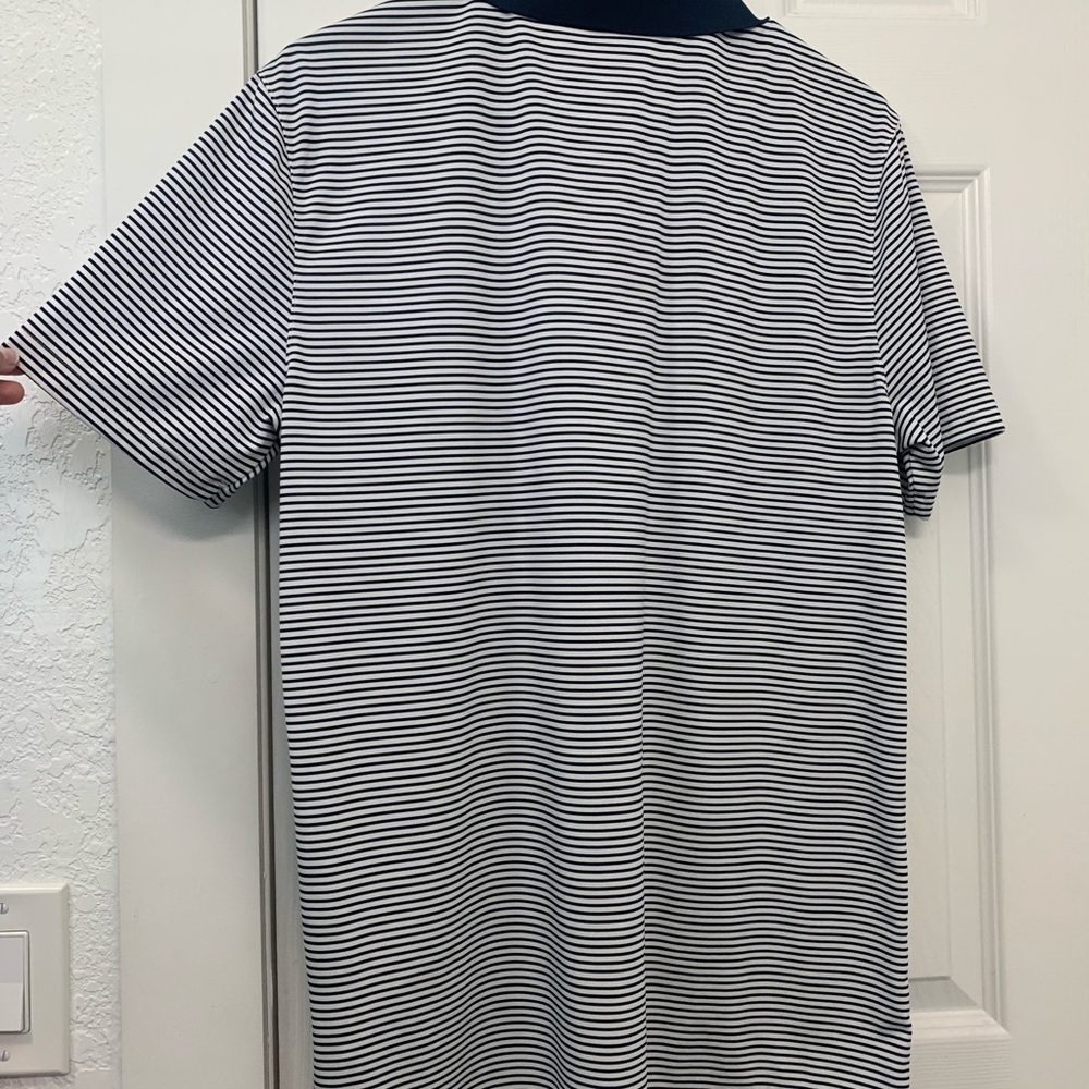 Nike Golf Navy Blue and White polo